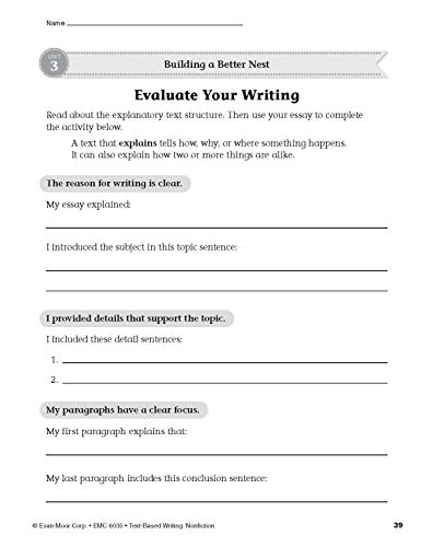 Text Based Writing Nonfiction, Grade 5 #TOP4