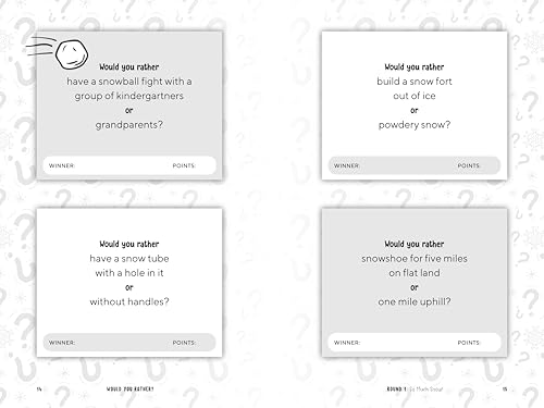 Would You Rather? Winter Edition: Warm Up with a Cool Game About Snow, Sports, Food, and Holidays