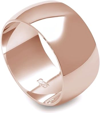 CloseoutWarehouse 925 Sterling Silver Round Plain Bridal Band Ring 10MM