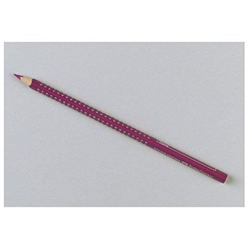Crayon couleur Faber-Castell Colour Grip triangulaire aquarellable pourpre rose x12