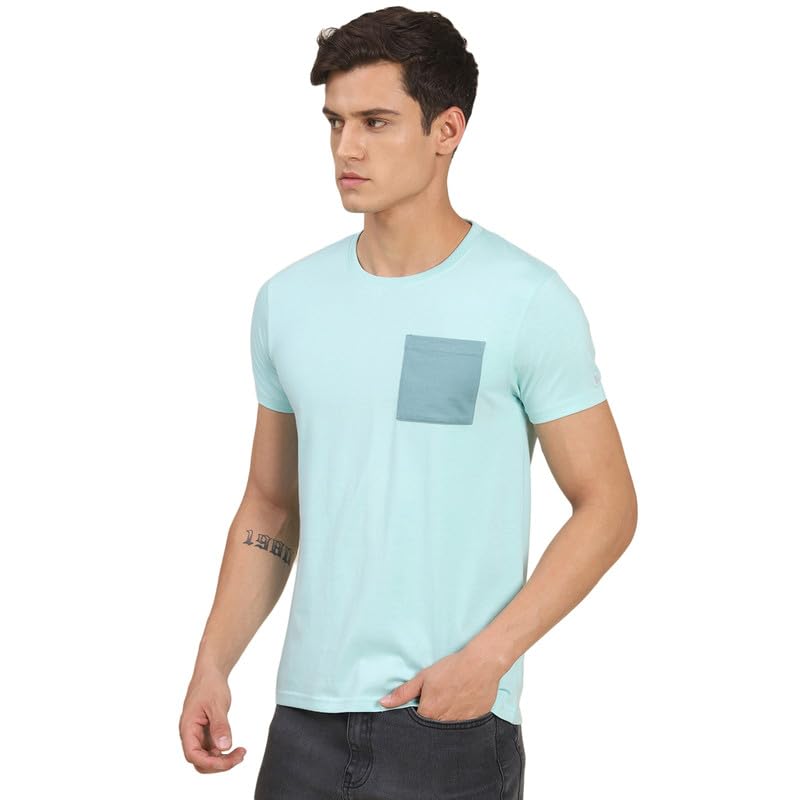 Image of Dennis Lingo Men's Slim Fit Pink T-Shirt