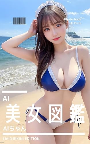 AI美女図鑑 Vol.10:メイドビキニ編: 極上の203枚