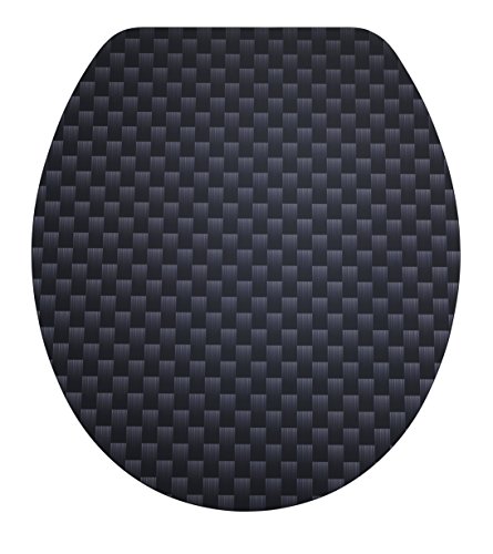 DIAQUA 31171505 WC-Sitz, Schwarz Cover