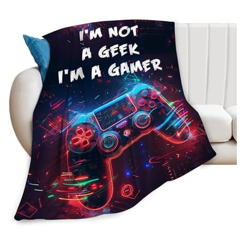 Gaming Blanket Plush Cozy Game Throw Blankets Cover