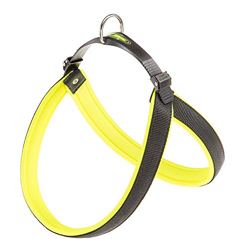 Ferplast Agila Fluo arnés para perros, amarillo, talla 6