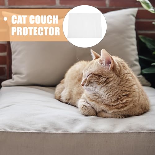 Protector para sofá para arañazos de gato TOYANDONA de vinilo resistente y lavable 7