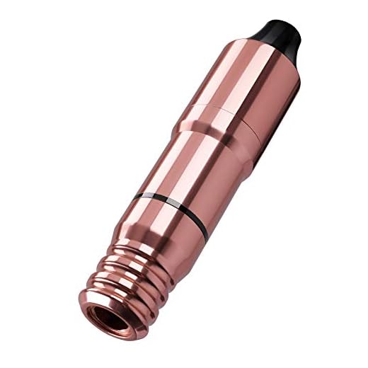 STIGMA Rotary Tattoo Machine Pen Classic Tattoo Machine Japan Motor Ultra High Speed Rotation DC Connected (Rose gold) EM125-8
