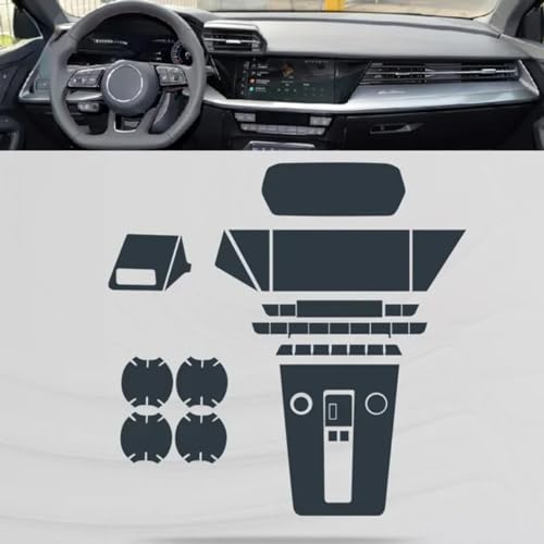 Protection TPU console centrale pour A3 8Y finition transparente luxe - 2