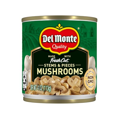 Del Monte Mushrooms Stems and Pieces 4 oz. Can