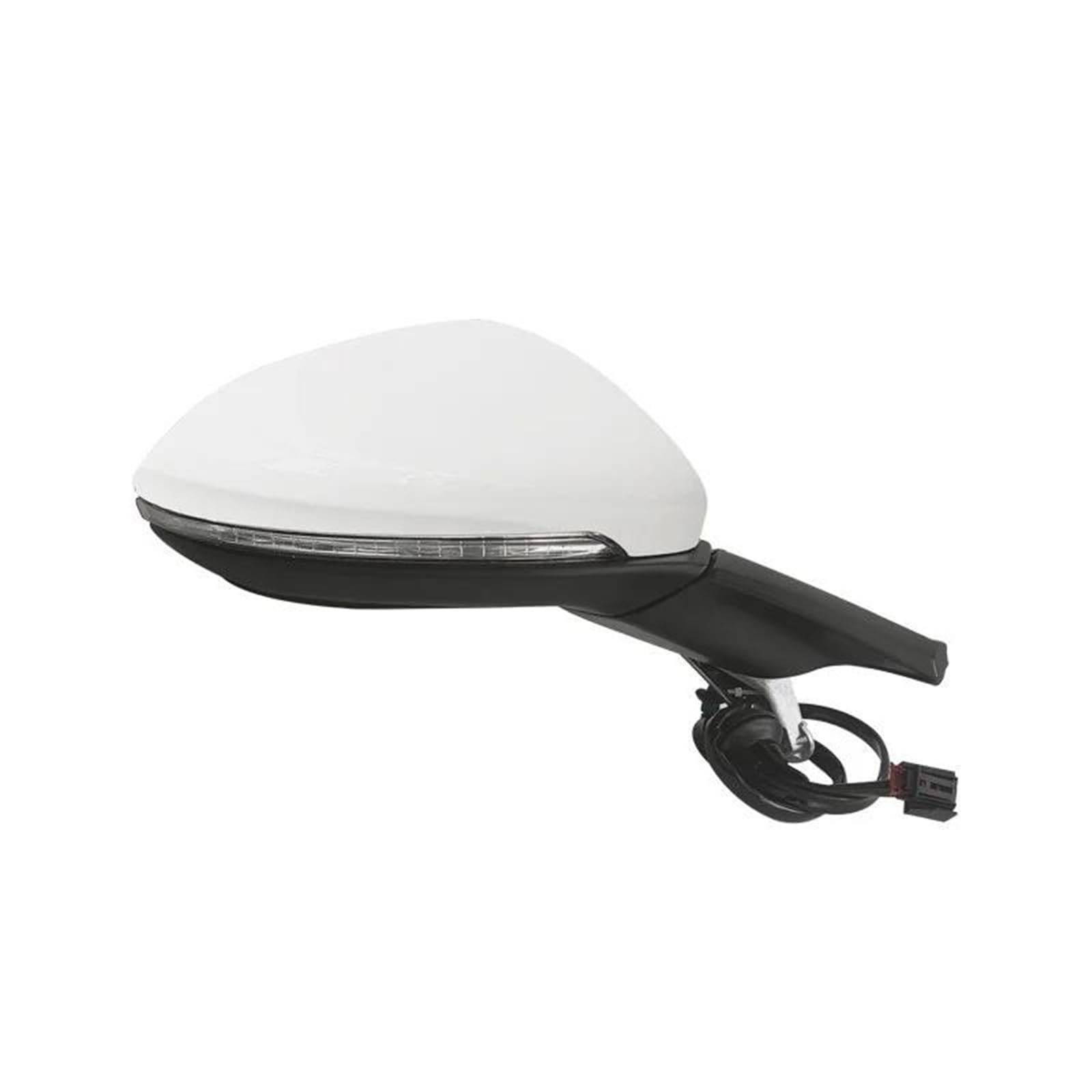 Complet Rétroviseur Extérieur Rétroviseur Extérieur Pour VW Pour Golf 7 MK7 (2014-2016) Référence 5GG857507A Rétroviseurs Extérieurs Avec Verre Chauffant(9 fils blanc droit)