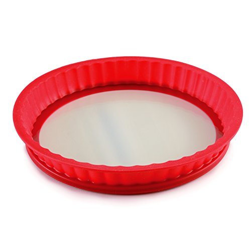 Norpro Nor-3942 Silicone/Glass Cheesecake Pan , Red #TOP1