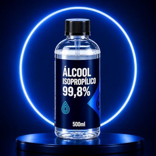 Álcool Isopropílico 99,8% de Pureza Limpeza Profissional Remoção ...