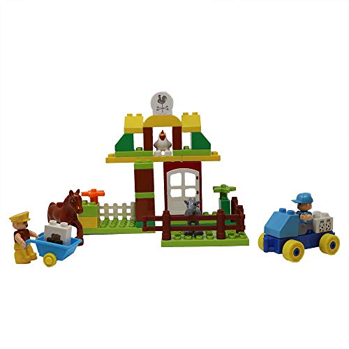 Ele Toys Interlocking Building Block Sets Fun & Educational – Compatible with Other Large Building Bricks – Each Set Includes a Unique Story - The Harvest Party