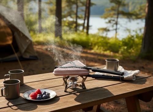 Image of Anjali Triangle Grill Sandwich Toaster, Non-Stick Sandwich Maker, Fast Heating, Easy-Clean Plates, Compact and Durable Easy to use