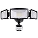 LEPOWER 3500LM LED Security Lights, 39W Super Bright Outdoor Motion Sensor Light, 6000K, IP65 Waterproof, 3 Adjustable Heads & ETL Certified Motion Activated Flood Light for Entryways, Yard