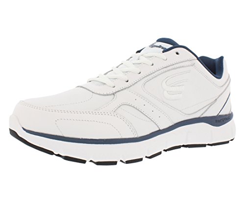 Spira Wavewalker Men's Slip Resistant Walking Shoe White/Navy - 15 6e
