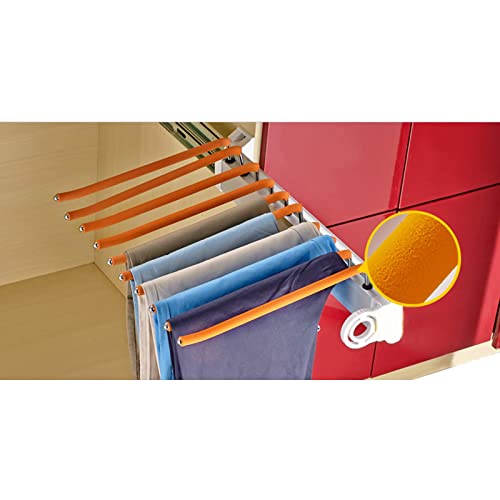 Cintres à pantalons extensibles avec glissière d'amortissement compacte - 2