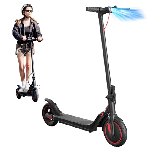 iScooter Affordable Electric Scooter for Adults and Teens, 350W with 15 Miles Range, 19MPH Top Speed, Double Braking System, Foldable Design, Ideal for Daily Commuting and Convenient Travel