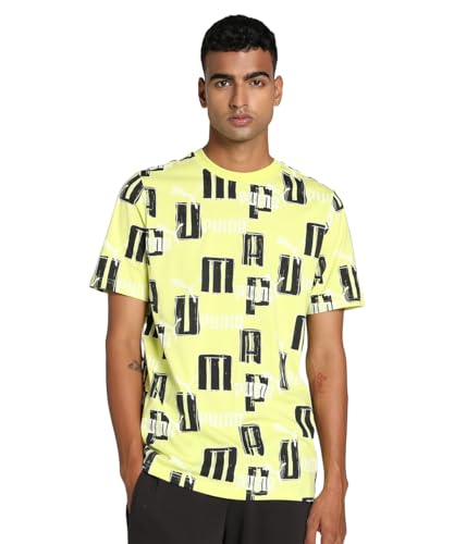 Image of Puma Men's Polyester Regular Fit T-Shirt