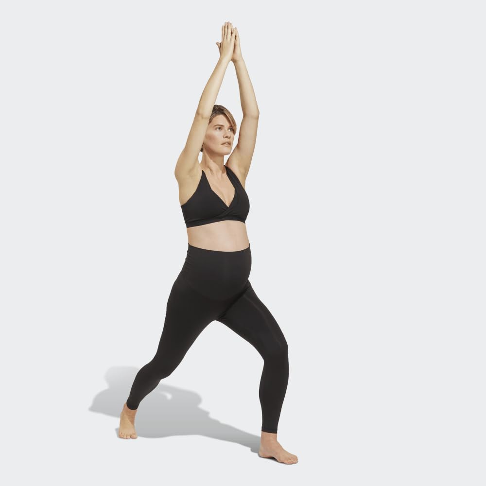 Adidas Women's Mallas 7/8 Yoga (Premamá), Black, 2XL