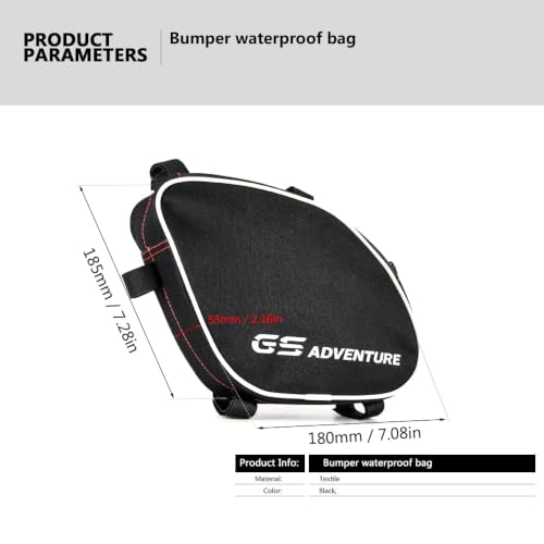 Bolsa para Barra de Protección de Motocicleta Compatible con BMW R1200GS ADV 2005-2012, Bolsa Impermeable de Almacenamiento y Herramientas miniatura 5