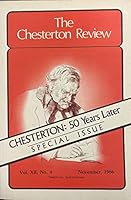 The Chesterton Review B000GK0900 Book Cover