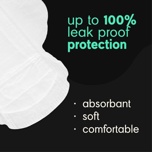Image of Organic Cotton Covered Period Pads for Teens - Ultra-Thin, Super Soft, Sensitive Skin Essentials for First Period Confidence - Protection for Home, School, or Travel - 20 Small Pads