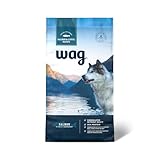 Amazon Brand - Wag Dry Dog Food Grain-Free Salmon & Lentil Recipe, High Protein (24 lb bag)