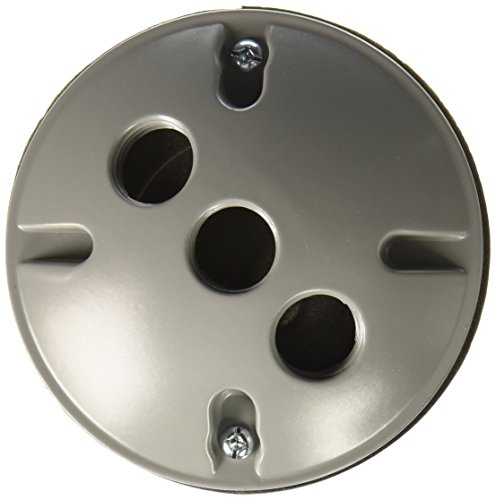 Image of Morris Round Weatherproof Box Cover, 4-inch Round, (1) 1 /2-inch Hole