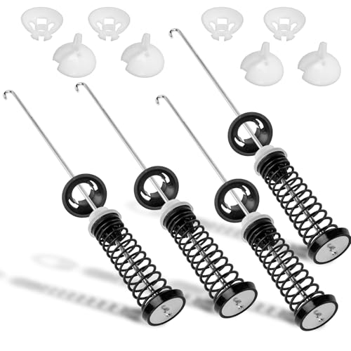 【2026 Upgraded】W11400156 MVW7230HW0 MVW7232HW0 WTW8127LC0 WTW7120HW0 WTW6150PW0 Washer Suspension Rods Kit for Whirlpool Maytag Kenmore Washer- Replaces W11187091 PD00065760 PS12731247 by Cenipar