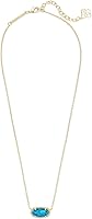 Vista 47 de Kendra Scott - Collar Elisa con dije para mujer, joyería de moda, chapado en oro de 14 quilates