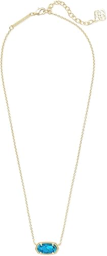 Miniatura 47 de Kendra Scott - Collar Elisa con dije para mujer, joyería de moda, chapado en oro de 14 quilates