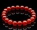 Natural Carnelian Beaded Strecthy Bracelet, Genuine Red Crystal Bracelet, Virgo Bracelet, Gemstone Elastic Bracelet, 8mm Beads, Fashion Jewelry, Healing Crystal Chakra Bracelet, Durable Bracelet