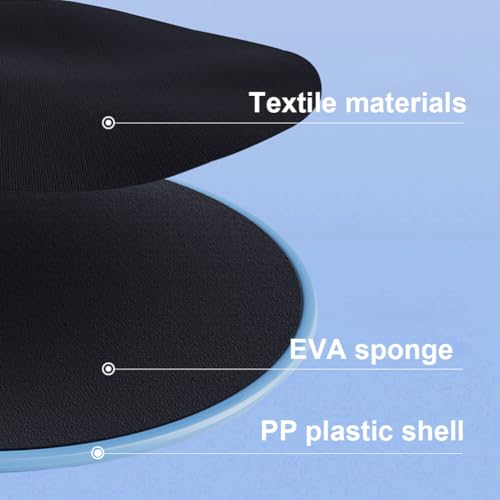 Exercise Core Sliders, Dual Sided Exercise Gliding, Core Sliders for Working Out, Exercise Sliders for Abs Legs and Butt, Home Ab Pads for Full Body Workout, CrossFit & Cross Training - Image 4