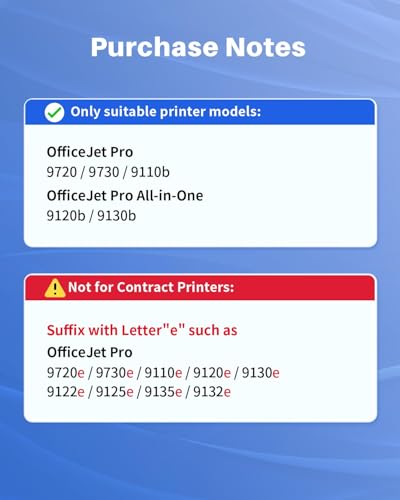 Cartouches HP 937 compatible puce pour éviter les pannes Officejet 9130b