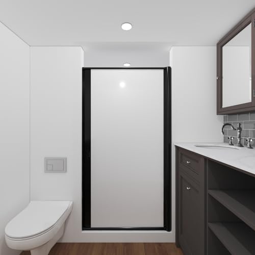 Nautilus 69x36 RV Shower Door Opaque Plain - Black