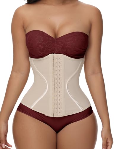 Image of SHAPSHE Short Torso Waist Trainer for Women Corset Hourglass Body Shaper