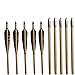 YC° Arco de Madera a Mano Flechas de Madera de 32"Flechas de...
