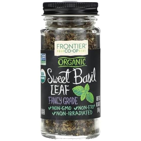 Frontier Organic Sweet Basil Leaf Flakes Cover