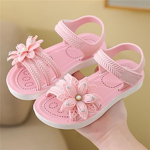toddler girl sandal size 8 Shoes Fashion Comfortable Bow Soft Bottom Lightweight Baby Princess Sandals2
