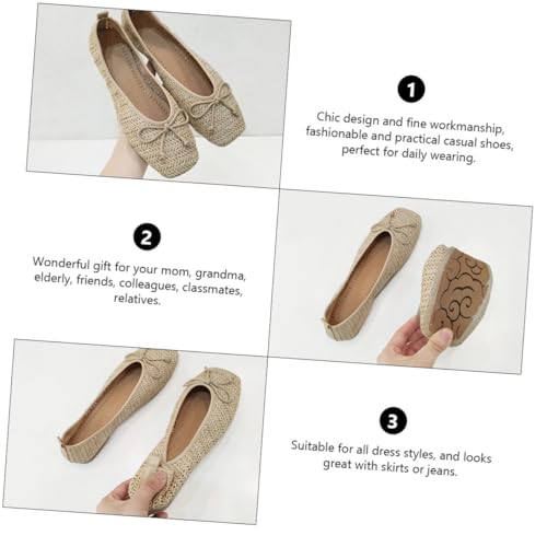 Zapatos de abuela retro planos de mujer para pasear en verano 5
