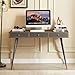 Doeqkue Mid Century Writing Desk with 3 Spacious Drawers - 47.2