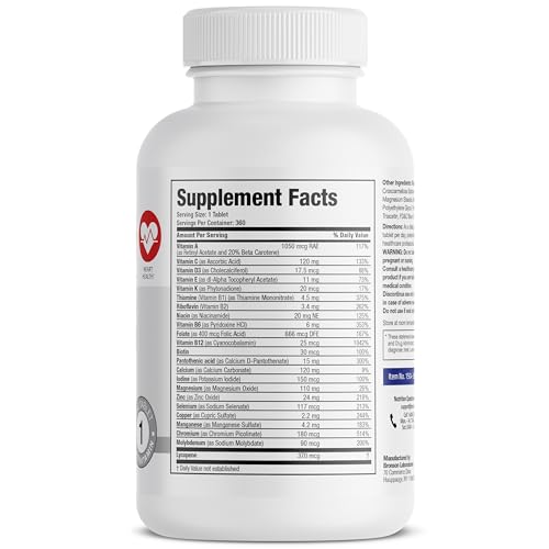 Image of Bronson ONE Daily Mens 50+ Complete Multivitamin Multimineral, 360 Tablets