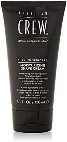 AMERICAN CREW Shave Cream for Men, Moisturizing Shave Cream, 5.1 Fl Oz
