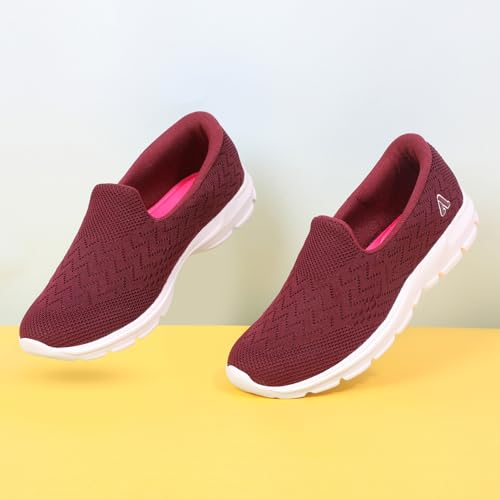 Image of Aqualite SKR-131 Premium Lightweight Casual Shoes with Comfort Cushion & Slip-On Dailywear Shoes for Women