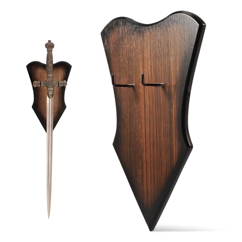 ZFLYCANP Sword Wall Mount, Adjustable Sword Stand, Axe Wall Mount Display Hooks for Martial Arts Weapons Axe Knife Dagger Light Sword and Wizard Wand at Home or Office (S)