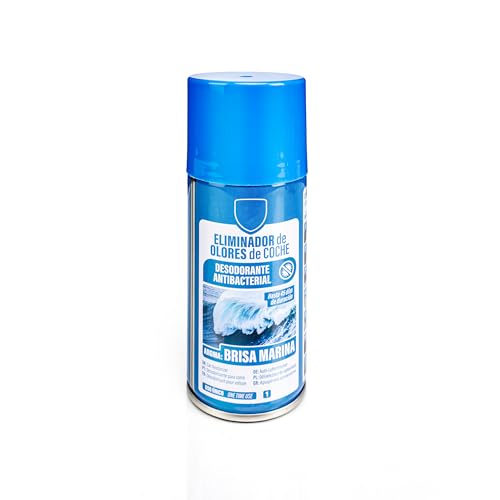 BESCH Eliminador de Olores para Coche de Descarga Única 150ml- Ambientadores de Automóvil Absorbe los Malos Olores -Olor de Brisa Marina
