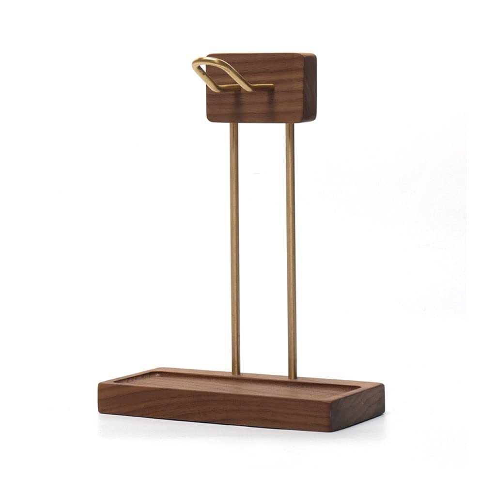 Soporte Auriculares Auriculares soporte para auriculares Haguzador de madera Holder Holder Hager Auriculares Pantalla Soporte Mesa de mesa Accesorios Auriculares Soporte 9,6 / 11.2 pulgadas de altura