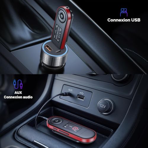 Lecteur MP3 64Go Bluetooth 5.3, Clé USB Plug & Play, Ultra-léger 28g, Boutons Physiques pour Utilisation à l'aveugle, Clip Sport pour Course à Pied, Lecture par Dossier, Radio FM, Enregistreur Vocal – vue 6