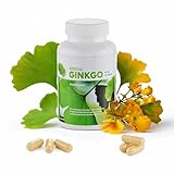 EDOSO® Ginkgo Biloba 120 mg | 120 Kapseln Hochdosiert | 50:1 Ginkgo-Biloba-Blätter-Trockenextrakt...